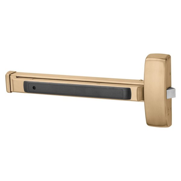 Sargent Grade 1 Rim Exit Bar, Wide Stile Pushpad, 32-in Device, Exit Only, Hex Key Dogging, Satin Bronze Cle 8888E 10